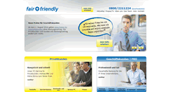 Desktop Screenshot of fairandfriendly.de